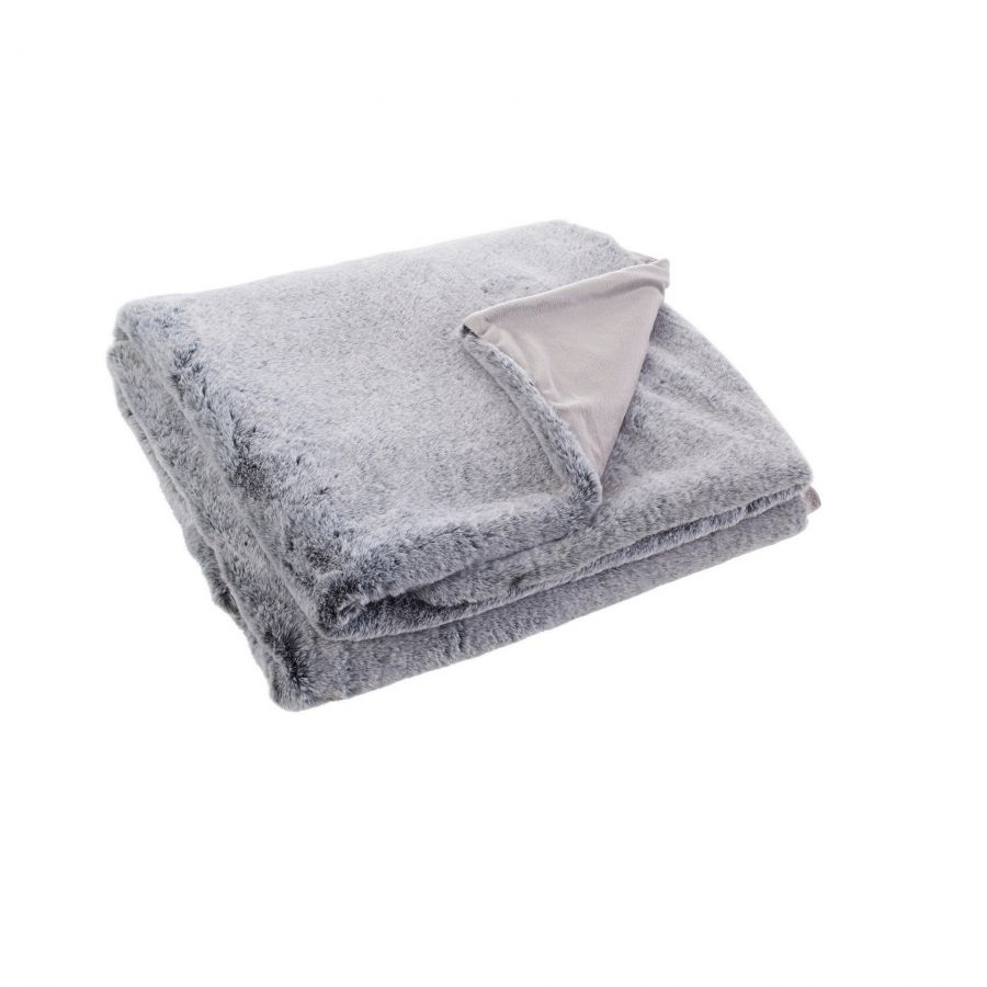 PLAID GINGER GRIGIO 120X150 CM - Plaid & Coperte, Tessile